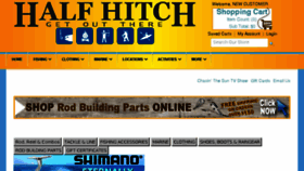 What Halfhitch.com website looked like in 2016 (7 years ago)