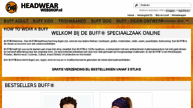 What Headwearwebshop.nl website looked like in 2016 (7 years ago)