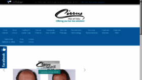 What Hairlosstulsa.com website looked like in 2016 (7 years ago)