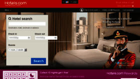 What Hotel.us website looked like in 2016 (7 years ago)