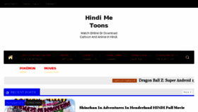 What Hindimetoons.com website looked like in 2016 (7 years ago)