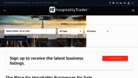 What Hospitalitytrader.com website looked like in 2016 (7 years ago)