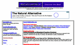 What Holistic-online.com website looked like in 2016 (7 years ago)