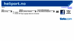 What Heliport.no website looked like in 2016 (7 years ago)