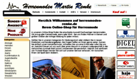 What Herrenmoden-remke.de website looked like in 2016 (7 years ago)