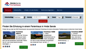 What Hvide-sande-ferienhaus.de website looked like in 2016 (7 years ago)