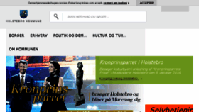 What Holstebro.dk website looked like in 2016 (7 years ago)