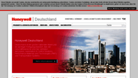 What Honeywell.de website looked like in 2016 (9 years ago)