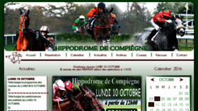 What Hippodrome-compiegne.fr website looked like in 2016 (7 years ago)