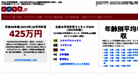 What Heikinnenshu.jp website looked like in 2016 (7 years ago)