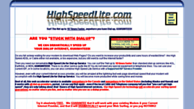 What Highspeedlite.com website looked like in 2016 (7 years ago)