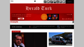 What Heraldturk.com website looked like in 2016 (7 years ago)