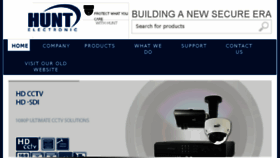 What Huntcctv.com website looked like in 2016 (7 years ago)