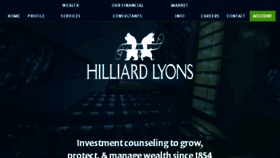 What Hilliard.com website looked like in 2016 (7 years ago)