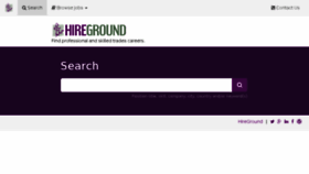What Hiregroundjobs.com website looked like in 2016 (7 years ago)