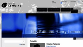 What Henry-lemoine.com website looked like in 2016 (7 years ago)