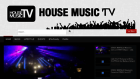 What Housemusictv.com website looked like in 2016 (7 years ago)