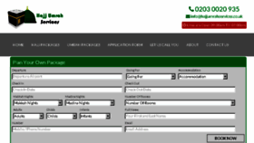 What Hajjumrahservices.co.uk website looked like in 2016 (8 years ago)