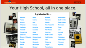 What Highschools.com website looked like in 2016 (7 years ago)