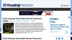 What Housingpredictor.com website looked like in 2016 (7 years ago)