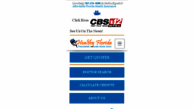 What Healthyflorida.com website looked like in 2016 (7 years ago)