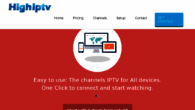 What Highiptv.com website looked like in 2016 (7 years ago)