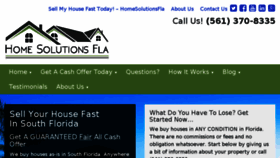 What Homesolutionsfla.com website looked like in 2016 (7 years ago)
