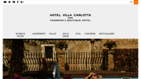 What Hotelvillacarlottataormina.com website looked like in 2016 (7 years ago)