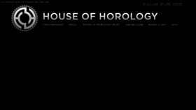 What Houseofhorology.com website looked like in 2016 (7 years ago)