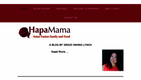 What Hapamama.com website looked like in 2016 (7 years ago)