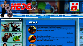 What Hedg.fr website looked like in 2016 (7 years ago)
