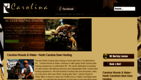 What Huntcarolina.com website looked like in 2016 (7 years ago)