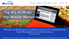 What Hrms.com website looked like in 2016 (7 years ago)
