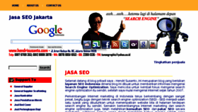 What Hendrisusanto.com website looked like in 2016 (7 years ago)