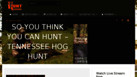 What Huntchannel.tv website looked like in 2016 (7 years ago)