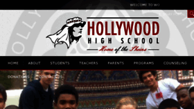 What Hollywoodhighschool.net website looked like in 2016 (7 years ago)