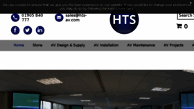 What Hts-av.com website looked like in 2016 (7 years ago)