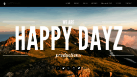 What Happydayz.jp website looked like in 2016 (7 years ago)