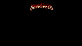 What Hatebreed.com website looked like in 2016 (7 years ago)