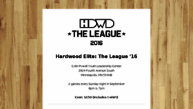 What Hardwoodelite.com website looked like in 2016 (7 years ago)