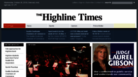 What Highlinetimes.com website looked like in 2016 (7 years ago)
