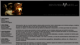 What Historiayarte.net website looked like in 2016 (7 years ago)