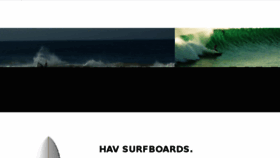 What Havsurfboards.com website looked like in 2016 (7 years ago)