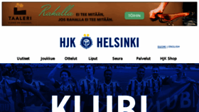 What Hjk.fi website looked like in 2016 (7 years ago)