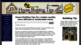 What House-building-tips.net website looked like in 2016 (7 years ago)