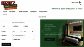 What Hotels-a-vendre.com website looked like in 2016 (7 years ago)