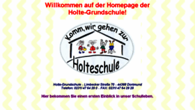What Holte-gs.de website looked like in 2016 (7 years ago)