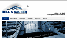 What Hell-und-sauber.de website looked like in 2016 (7 years ago)