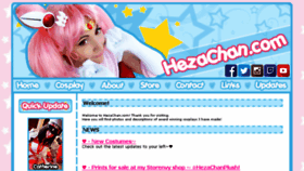 What Hezachan.com website looked like in 2016 (7 years ago)