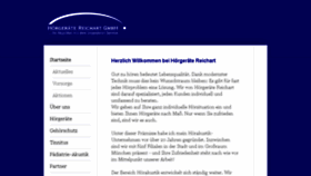 What Hoergeraete-reichart.de website looked like in 2016 (7 years ago)